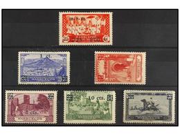 1185 ** COLONIAS ESPAÑOLAS: MARRUECOS. Ed.161, 162/66. SERIES COMPLETAS. LUJO. Cat. 122€. - Other & Unclassified