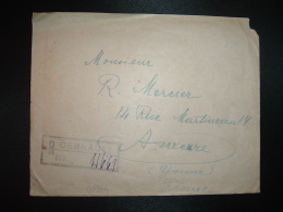 LR TP 2 L BLOC DE 6 + PAIRE + 2 UNITES OBL.29 OCT 928 CERNAUTI - Lettres & Documents