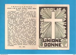 TESSERA AZIONE CATTOLICA ITALIANA DONNE   1938 DIOCESI BISTAGNO ACQUI ASTI - Mitgliedskarten