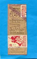MARCOPHILIE-SOUDAN Français-A O F-Coupon De Mandat- Cad 1949 Kidal -+450frs-1 Stamp 3frs - Brieven En Documenten