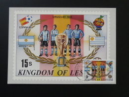 Coupe Du Monde Football World Cup 1930 Uruguay Carte Maximum Card Lesotho - 1930 – Uruguay