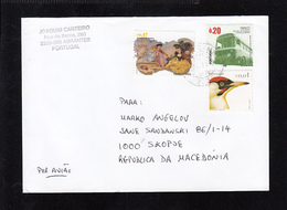 LETTER / PORTUGAL MACEDONIA ** - Paons