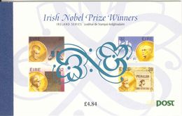 IRELAND, Booklet 50, 1994, Nobelpricewinners, Mi MH 27 - Carnets