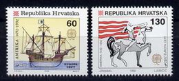 Kroatien / Croatia / Croatie 1992 Satz/set EUROPA ** - 1992