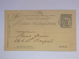 Chaplain Carte Télégramme - 30ct Noir - Pneumatiques