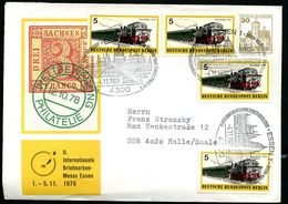 Bund PU108 D2/004a Privat-Umschlag SACHSENDREIER Sost. Essen 1978 - Enveloppes Privées - Oblitérées