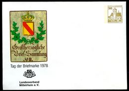 Bund PU108 C1/014 Privat-Umschlag TAG DER BRIEFMARKE LV MITTELRHEIN 1978 - Private Covers - Mint