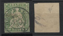 SVIZZERA - HELVETIA - (Vedere Fotografia) (See Photo) - 1962-81 - 40r Verde (filo Verde) - Used Stamps