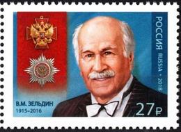 Russia 2018,Vladimir Zeldin Famous Soviet-Russian Actor,Scott # 7896,XF MNH** - Neufs