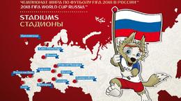 Russia 2017,Booklet Stadiums,FIFA World Championship Soccer Russia'18,VF MNH** - 2018 – Russia