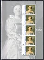 Nederland  2013  Koningin Juliana   Royalty  Sheetlet    Postfris/mnh/sans Charniere - Neufs