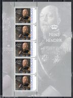 Nederland  2013  Prins Hendrik   Royalty  Sheetlet    Postfris/mnh/sans Charniere - Neufs