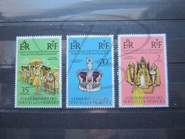 VEND BEAUX TIMBRES DES NOUVELLES-HEBRIDES N° 444 - 446 , XX !!! - Unused Stamps