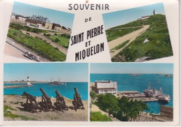 SAINT PIERRE ET MIQUELON - CARTE SOUVENIR - MULTI VUES - Saint-Pierre-et-Miquelon