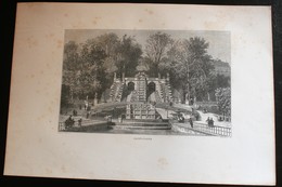 Karl GIRARDET - Saint-Cloud - Prints & Engravings