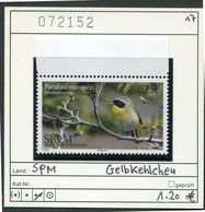 St. Pierre & Miquelon - SPM - Michel ? -  ** Mnh Neuf Postfris - Gelbkehlchen - Paruline Masquée - Ungebraucht