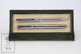 Vintage Waterman France Fountain Pen And Ballpoint Set - Plumes