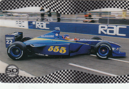 UK  Phonecard - SportsCall Remote Memory - F1 Race Cars - Superb Mint Condition - Emissions Entreprises