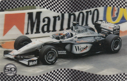 UK   Phonecard - SportsCall Remote Memory - F1 Race Cars - Superb Mint Condition - Emissions Entreprises