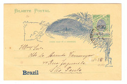Brazil POSTAL CARD - Postwaardestukken