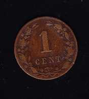 PAYS BAS, KM 107, 1880 1 C,  (7P17) - 1849-1890 : Willem III