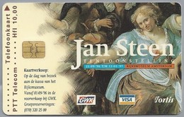 NL.- Telefoonkaart. PTT Telecom. 10 Gulden. Jan Steen. Rijksmuseum Amsterdam. 1997. A810 - Opérateurs Télécom