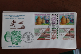 1979          CONGO                 ENVELOPPE    1er   JOUR  PHILEXAFRIQUE  2 - FDC