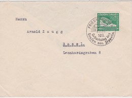 ALLEMAGNE 1938 LETTRE DE FRIEDRICHSHAFEN CACHET THEM ZEPPELIN - Cartas