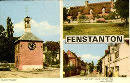 CAMBS - FENSTANTON - 3 VIEWS Ca25 - Sonstige & Ohne Zuordnung