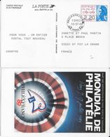 1989 - CARTE ELECTRONIQUE ENTIER POSTAL De L'EXPO PHILEXFRANCE à 2.20 => FRANCE - Pseudo-interi Di Produzione Ufficiale