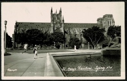 RB 1199 - Real Photo Postcard - St Mary's Basilica (2) Sydney - New South Wales Australia - Sydney