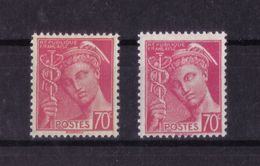 VARIETE DE COULEUR N° 416 ( 2 Couleurs Roses Différentes) NEUF** - Unused Stamps