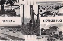 ** Lot De 3 Cartes ** 40 - BISCAROSSE PLAGE :  1 CPSM Dentelée N/B Format CPA Et 2 CPSM CPM Grand Format - Landes - Biscarrosse