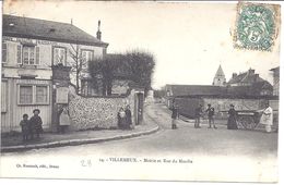 28 - VILLEMEUX - 24 - Mairie Et Rue Du  Moulin - Circulé - Villemeux-sur-Eure