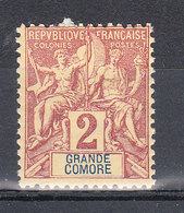 GRANDE COMORE YT 2 Neuf - Unused Stamps