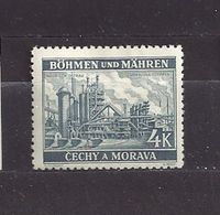 Bohemia & Moravia Böhmen Und Mähren 1939 MH * Mi 34 I.type Sc 36 Cities And Castles I. Städte I. - Unused Stamps