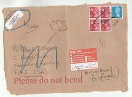 2017 GB COVER (front) RTS ROYAL MAIL RETURNED GONE AWAY POST LABEL  From Potters Bar To Reading, Stamps - Briefe U. Dokumente