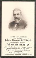 DP. ANTOON DE VUYST ° BORSBEKE 1836 - + 1911 BURGEMEESTER DER GEMEENTE BORSBEKE - ERE NOTARIS - Religion & Esotericism