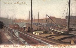 Roulers - Le Port (animée, Colorisée, Edit. Carlier-Dispertyn 1902, Batellerie) - Houseboats