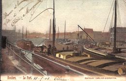 Roulers - Le Port (animée, Colorisée, Edit. Carlier-Dispertyn 1903, Batellerie) - Houseboats