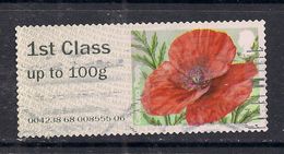 GB 2015 QE2 1st Up To 100 Gms Post & Go Common Poppy ( D802 ) - Post & Go (automaten)