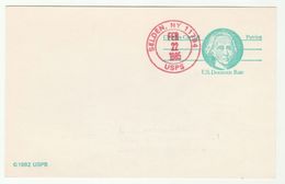 1985 Selden Ny USA POSTAL STATIONERY CARD  Charles Caroll Cover Stamps - 1981-00