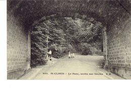 St Cloud Le Parc,sortie Sur Sèvres Année 1912 - Andere & Zonder Classificatie