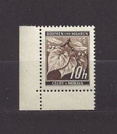 Protectorate Of Bohemia & Moravia 1939 MNH ** Mi 21 Sc 21 Linden Leaves And Closed Buds I. - Neufs