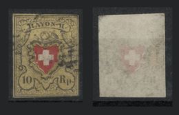 SVIZZERA - 1850 RAYON II - 10rp - 1843-1852 Timbres Cantonaux Et  Fédéraux