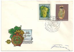 9078 Hungary SPM Economy Agriculture Drink Wine Flora Fruit Plant RARE - Wein & Alkohol