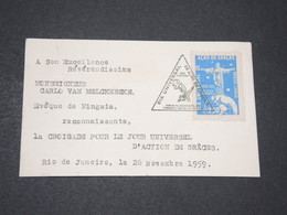 BRÉSIL - Carte Souvenir De La Croisade Pour Le Jour Universel En 1959 - L 14239 - Lettres & Documents