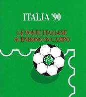 REPUBBLICA  1990 LIBRETTO CALCIO ITALIA '90 LE POSTE ITALIANE SCENDONO IN  CAMPO - Unused Stamps