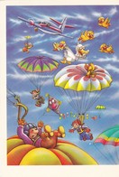 Cerf  Volant  Kite Flying  Drachen Aquiloni  Postcard Modern Format - Games & Toys