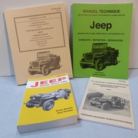 PROMO LIVRES Jeep Willys  4 Ouvrages Indispensables BECKER MB GPW HOTCHKISS M201 - Véhicules